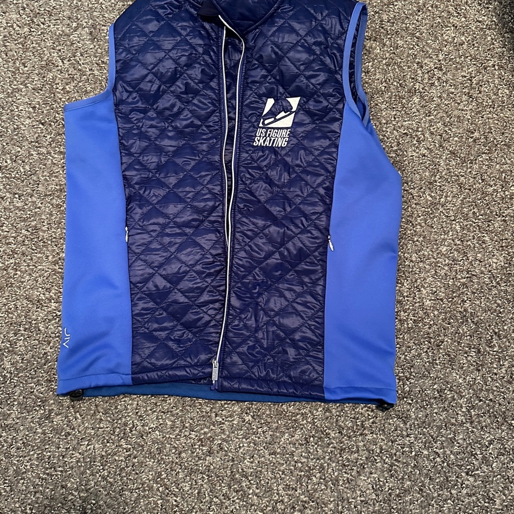 Blue Quilted Women's Vest